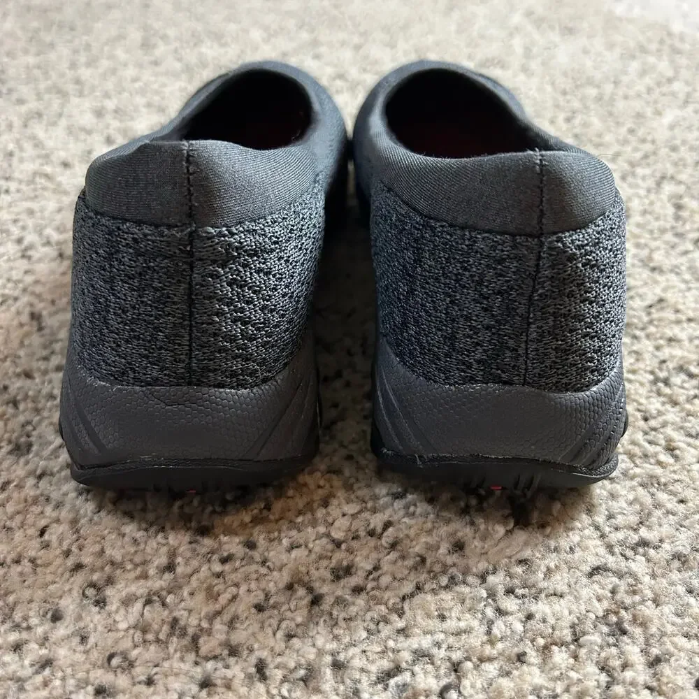 Therafit‎ Riley Ballet Flat Slip On Women Shoes Size 7.5 Grey Black Comfort Arch
